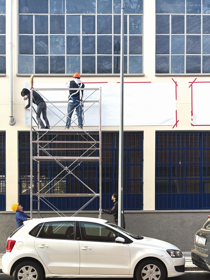 Inaugurazione opera site-specific e mostra - Assoc. AssabOne